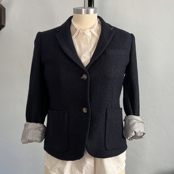 GAP Classic Academy Blazer Jacket - Viscose/Wool Shell - Size 6 - Picture 13 of 13
